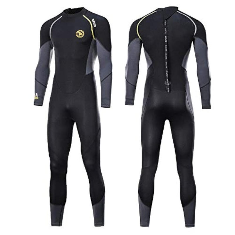 ZCCO Ultra Stretch 3mm Neoprene Wetsuit, Back Zip Full Body Diving Suit, one Piece for Men-Snorkeling, Scuba Diving Swimming, Surfing - Image 1
